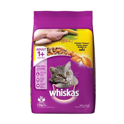 Whiskas Cat Food Adult Chicken Flavour